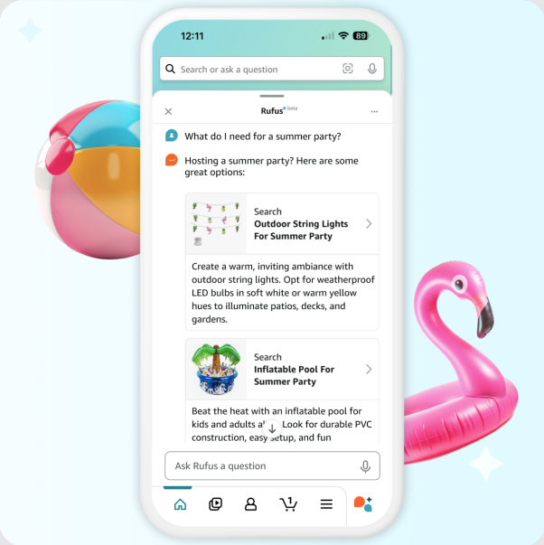 Amazon випускає чат-бота Rufus з ШІ 001