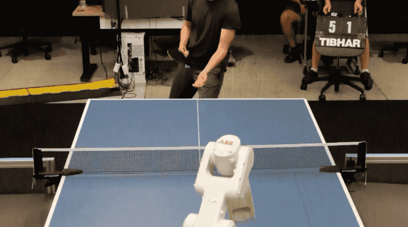 Google DeepMind розробляє суто аматорського робота для настільного тенісу 001