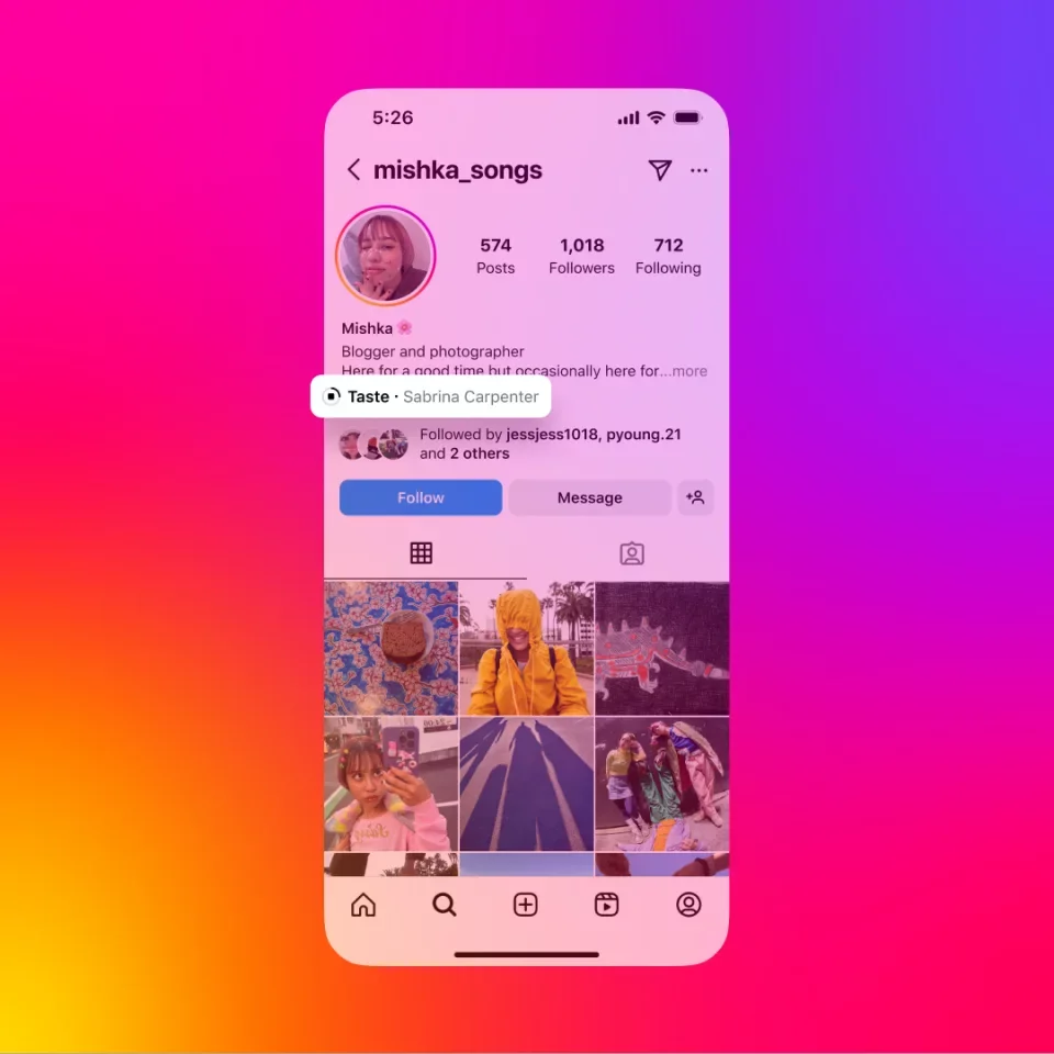 Instagram пропонує нову музичну функцію, яка нагадує MySpace 001