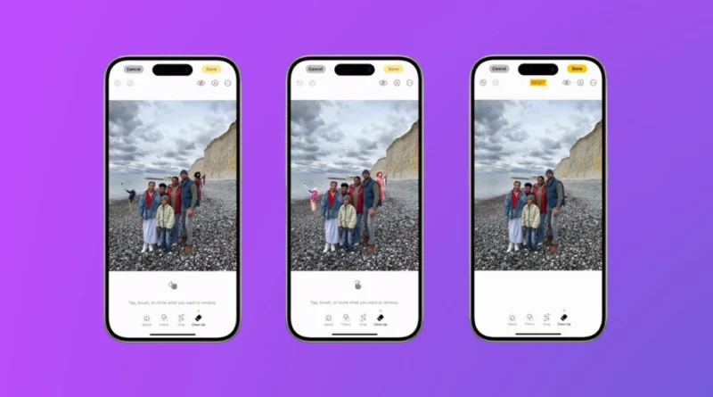 Нові функції Apple Intelligence в iOS 18.1 - Як працює інструмент Clean Up (Очищення) для редагування фото на iPhone