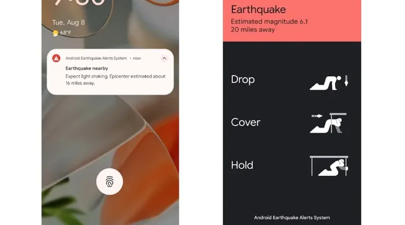 Система оповіщення про землетруси в Android поширюється на всю територію США