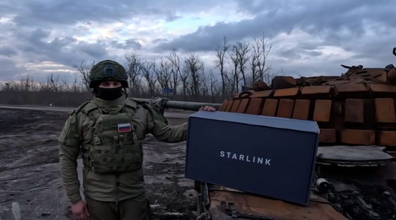 ISW: Illegally obtained Starlink terminals reinforce Russian troops in Ukraine