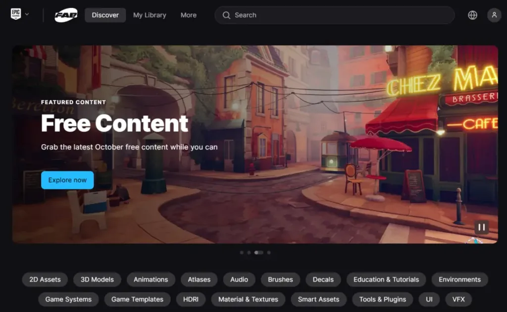 Epic Games запускає Fab