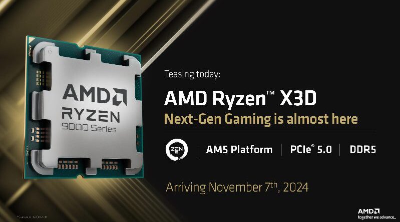 AMD випускає Ryzen 7 9800X3D: новий топовий процесор для геймерів