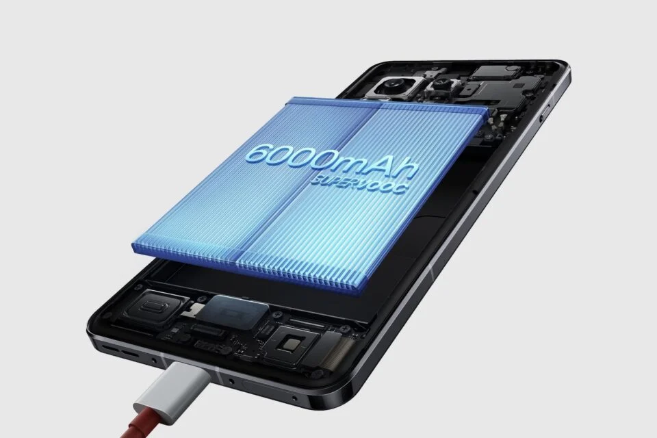 OnePlus 13 Батарея на 6000 мАг 