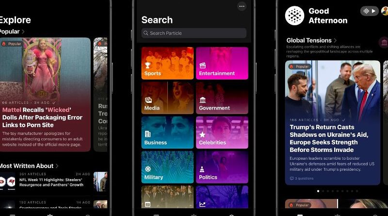 Particle: нова платформа для зручного пошуку новин з використанням ШІ