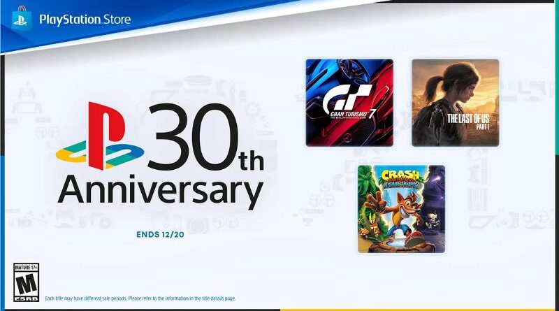 PlayStation знижує ціни на 500+ ігор до свого 30-річчя