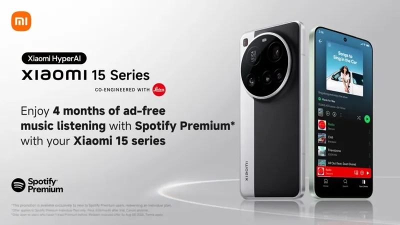 Власники цих пристроїв Xiaomi можуть отримати безплатну підписку на Spotify Premium