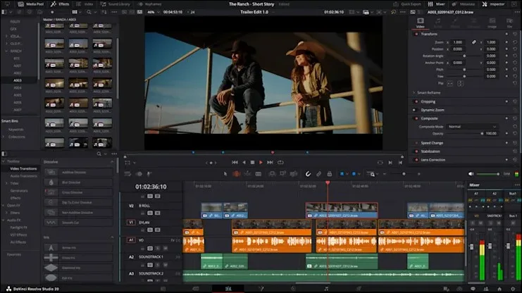 DaVinci Resolve 20 отримав революційні функції на базі ШІ: монтаж тепер починається зі сценарію