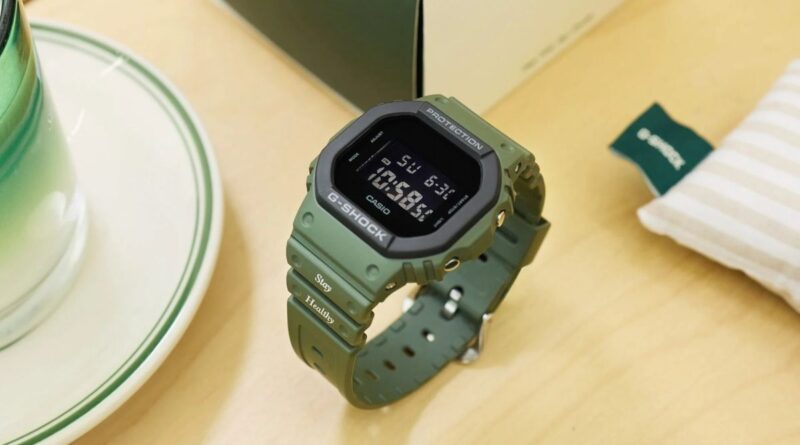 Casio представила новий G-SHOCK DW-5610UU-3PRM — годинник для сну та здорового способу життя