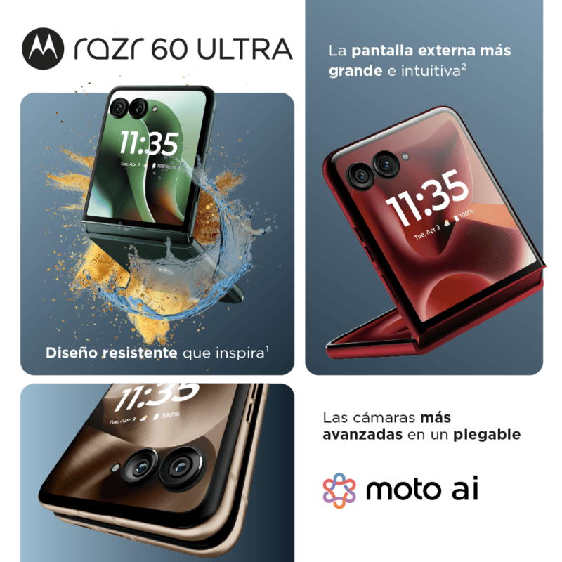 Motorola Razr 60 Ultra: розкладачка з дисплеєм на 7 дюймів, трьома 50-Мп камерами та Android 15 на борту