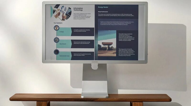Boox випускає свій перший кольоровий E Ink монітор
