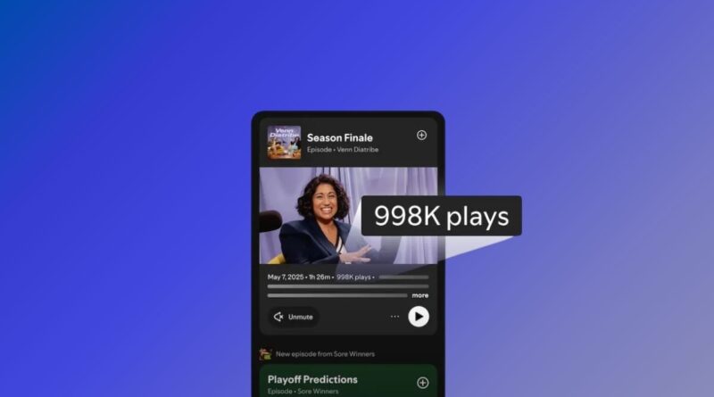 Spotify тепер показує кількість прослуховувань кожного епізоду подкастів