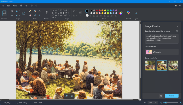 Як створювати зображення в Microsoft Paint на Windows 11