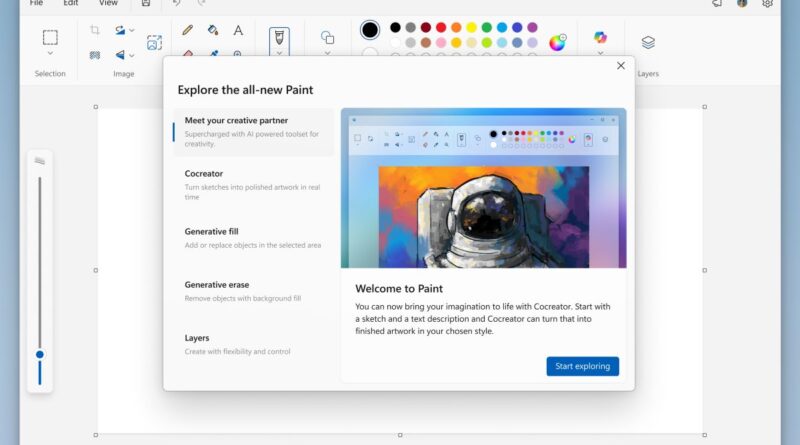 Microsoft додає ШІ у Блокнот, Paint та Snipping Tool на Windows 11