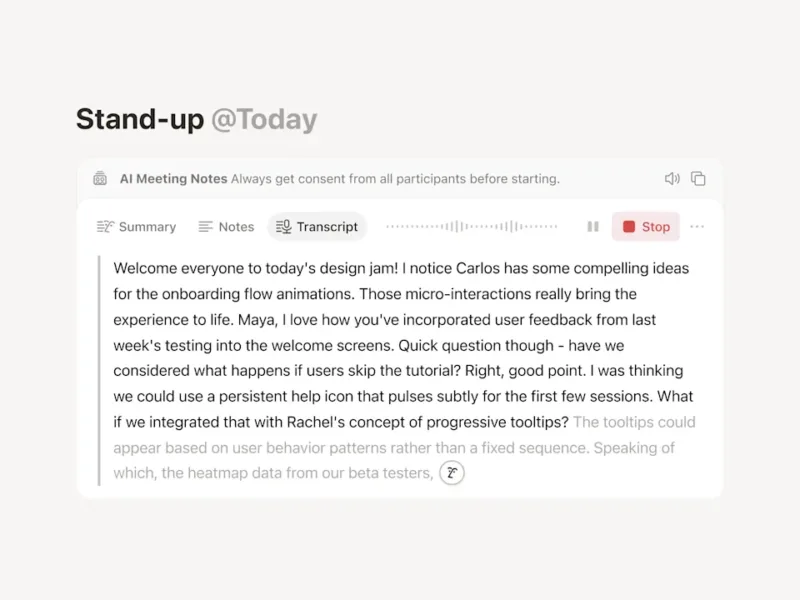 Notion AI навчився записувати зустрічі та писати звіти — але за це доведеться платити більше