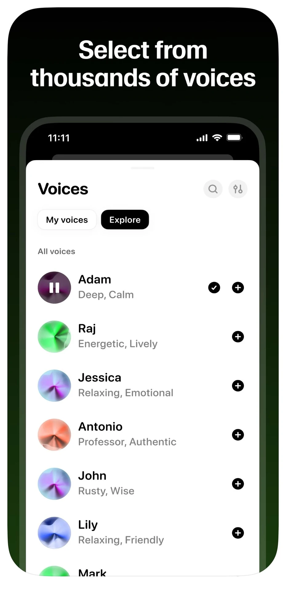 ElevenLabs випустила мобільний застосунок для генерації голосу з тексту на iOS та Android