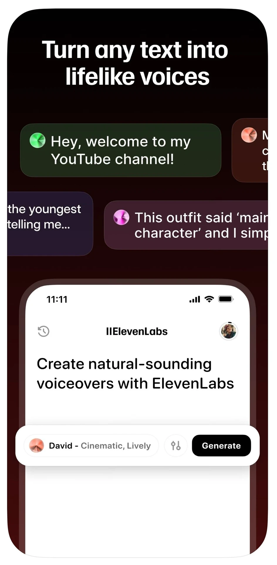 ElevenLabs випустила мобільний застосунок для генерації голосу з тексту на iOS та Android
