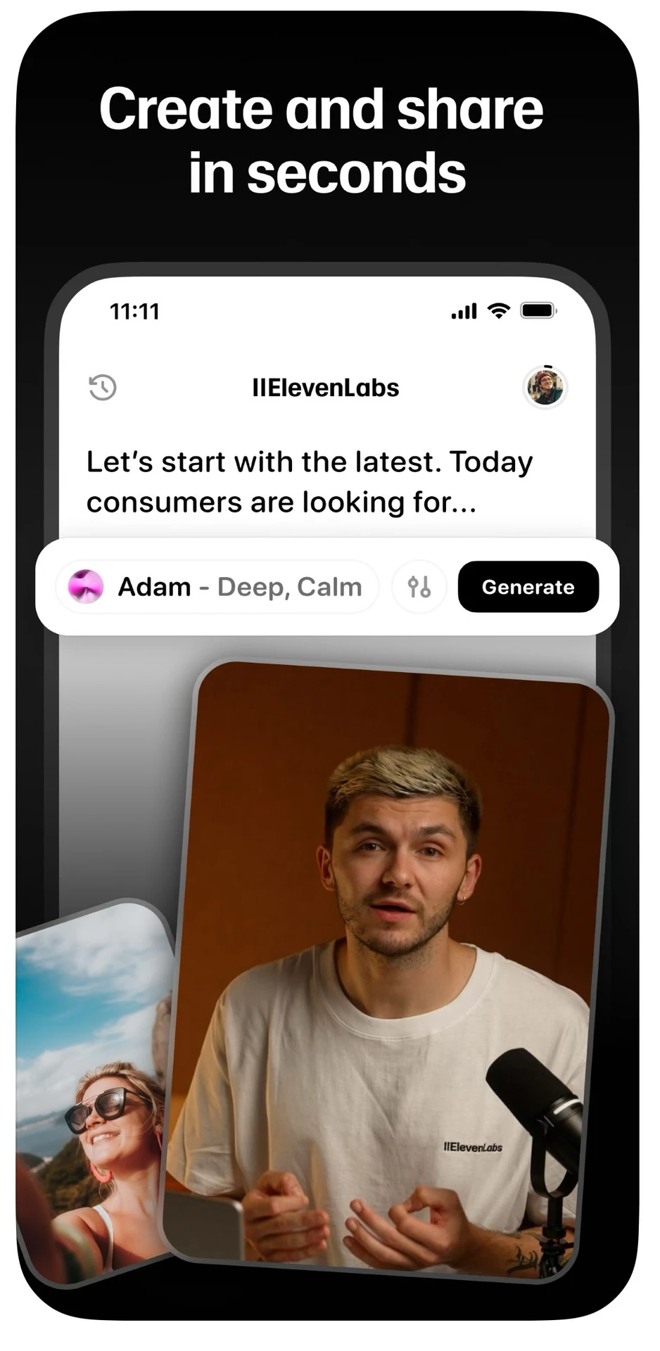 ElevenLabs випустила мобільний застосунок для генерації голосу з тексту на iOS та Android