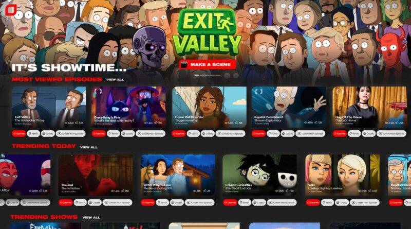 Showrunner: стрімінговий сервіс з ШІ запускається в альфа-версії цього тижня