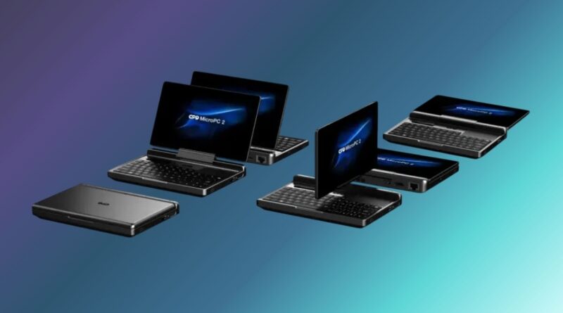 GPD MicroPC 2: новий мініноутбук з 7-дюймовим сенсорним 1080p екраном, Intel N250 та до 8 ТБ SSD