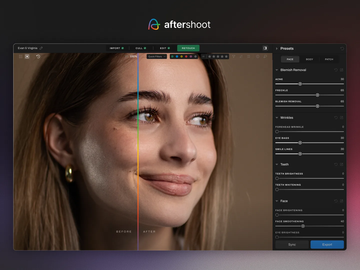 General - Aftershoot AI Retouching