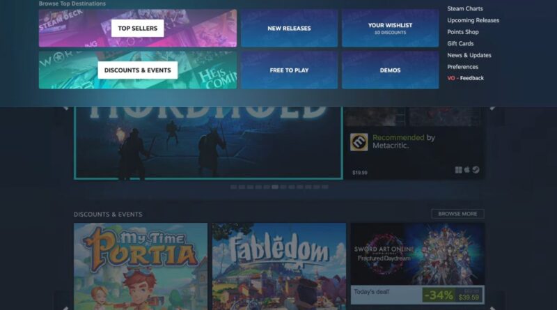 Steam тестує новий магазин: оновлений дизайн для легкого пошуку ігор