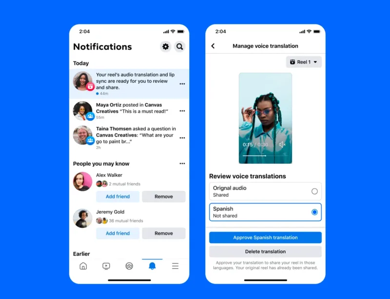 Meta AI запускає глобальний переклад голосу для Reels у Facebook та Instagram