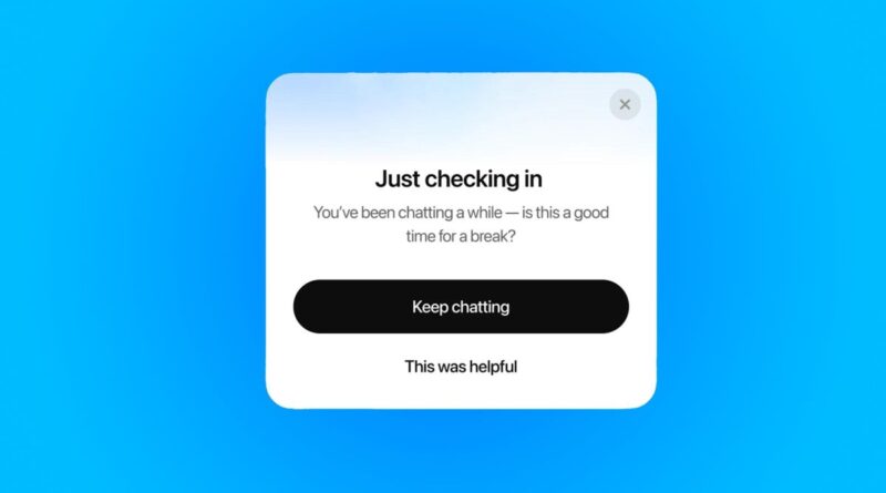 ChatGPT тепер нагадуватиме про перерви через психічне здоров'я