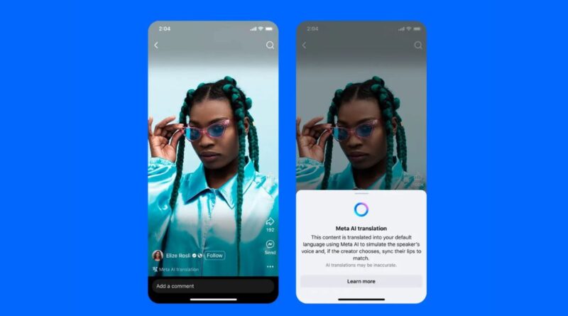 Meta AI запускає глобальний переклад голосу для Reels у Facebook та Instagram