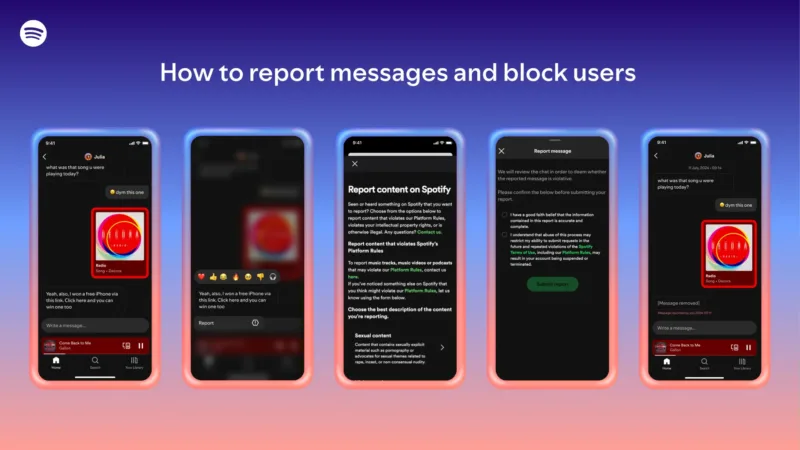 Spotify запускає функцію обміну повідомленнями: тепер можна спілкуватися з друзями в застосунку