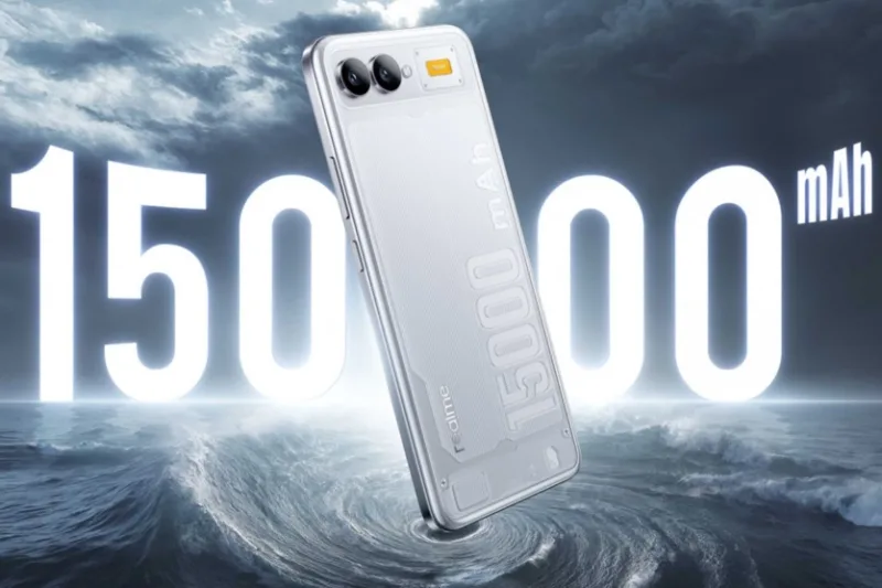 Realme представила концепти смартфонів з батареєю 15000 мАг та потрійним охолодженням