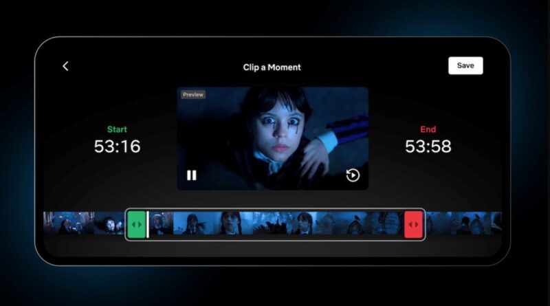 Netflix додав функцію створення кліпів для мобільних пристроїв, як у Twitch