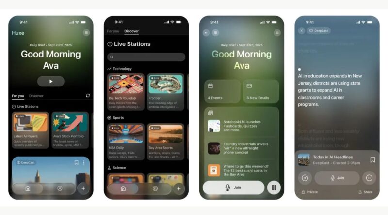 Huxe: колишні розробники NotebookLM створили ШІ-аудіозастосунок для новин