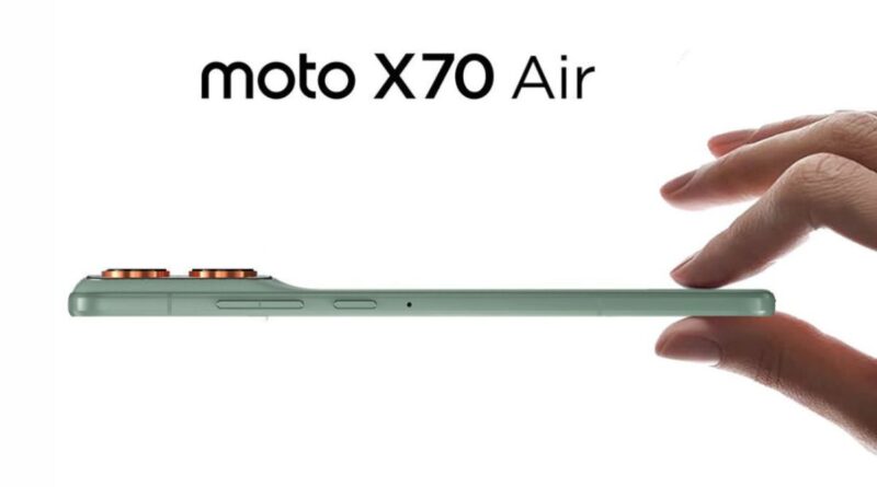 Moto X70 Air: ультратонкий смартфон з ШІ-функціями виходить у жовтні