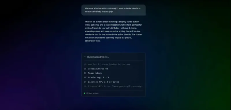 WordPress презентував Telex — експериментальний ШІ-інструмент для розробки контенту