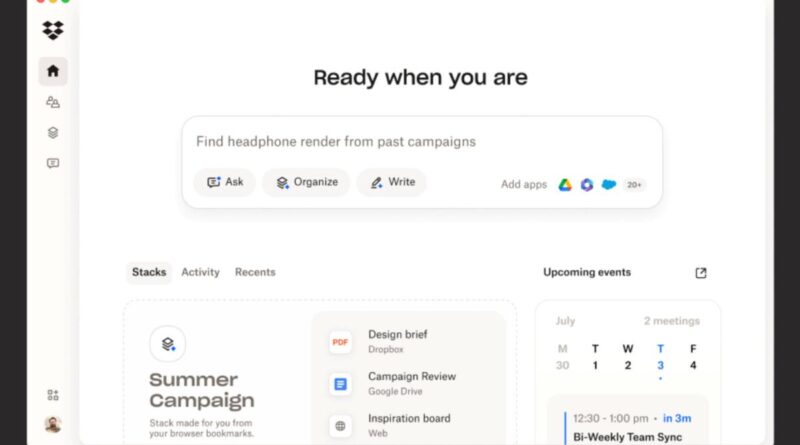 Dropbox інтегрує функції Dash AI в основний застосунок