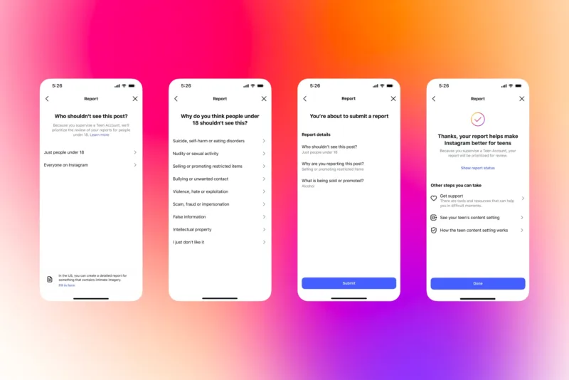 Instagram обмежує контент для підлітків за рейтингом PG-13 та додає нові інструменти батьківського контролю