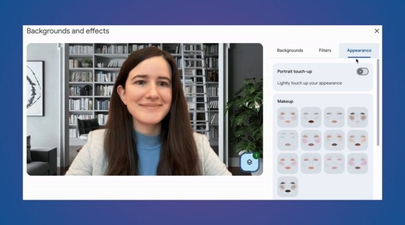 Google Meet отримав ШІ-функцію віртуального макіяжу