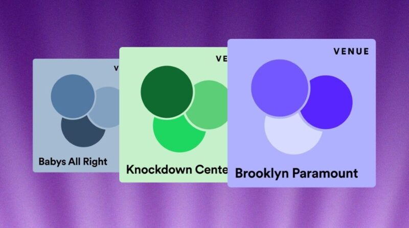 Spotify дозволяє підписуватися на концертні майданчики для пошуку концертів