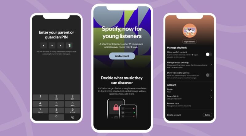 Spotify розширює доступ до «керованих акаунтів» для дітей