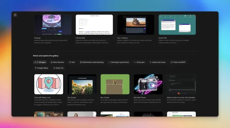 Vibe Coding з'являється в Google AI Studio та дозволяє створювати ШІ-застосунки з одного промта