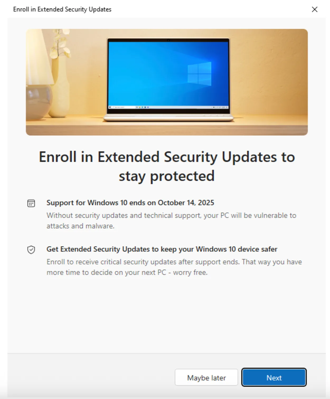 Термін підтримки Windows 10 добігає кінця: як отримати рік оновлень безплатно