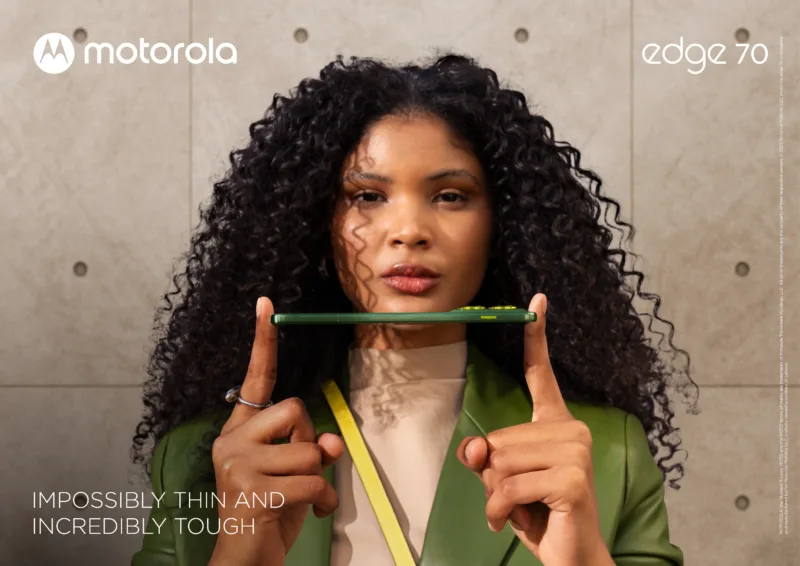 Motorola представила Edge 70: надтонкий (5.99 мм) смартфон з 4800 мАг, трьома 50 МП камерами та moto ai