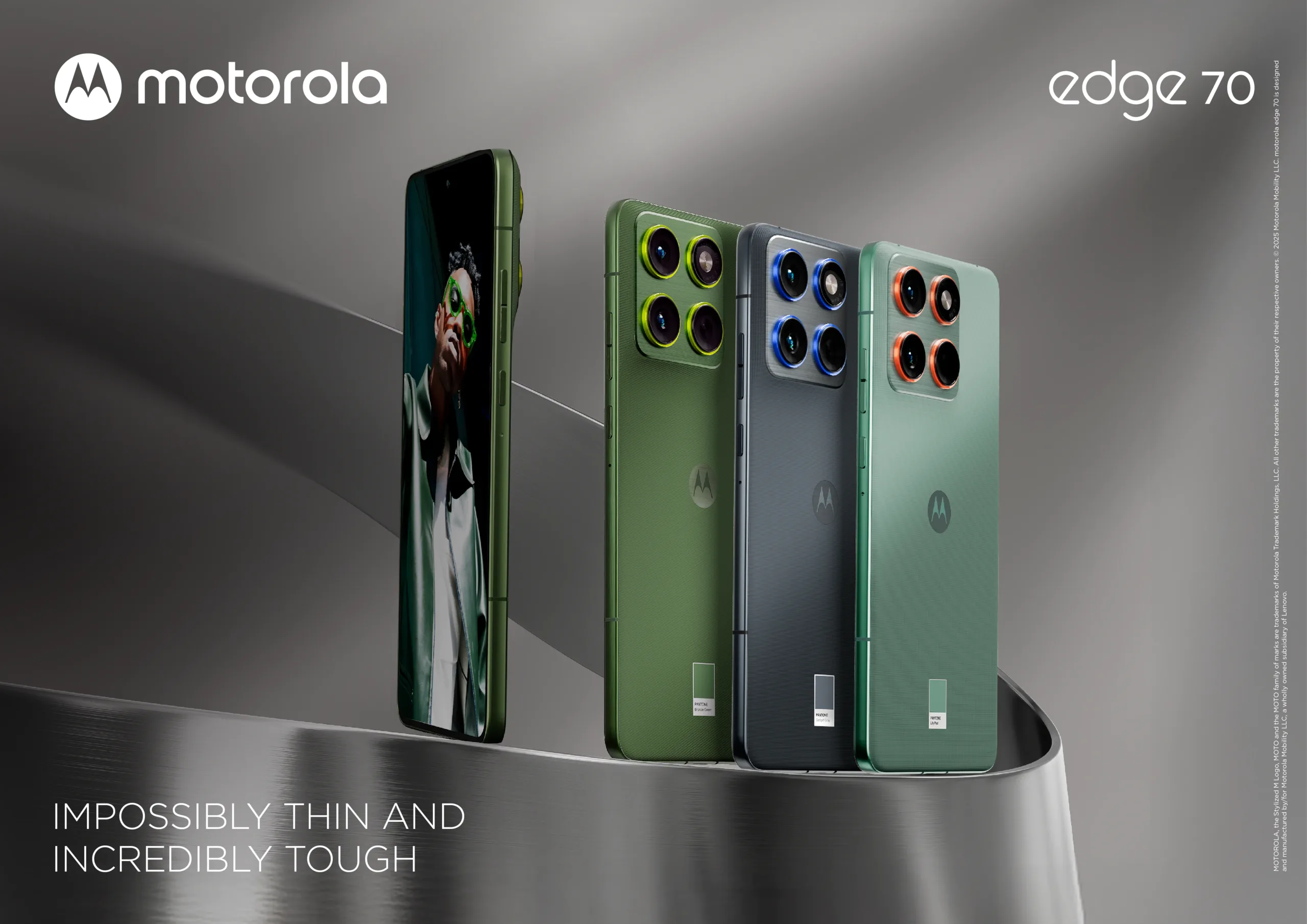 Motorola представила Edge 70: надтонкий (5.99 мм) смартфон з 4800 мАг, трьома 50 МП камерами та moto ai