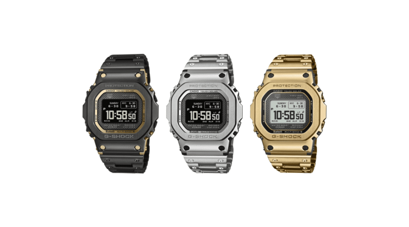 Casio представила нову серію повністю металевих годинників G-Shock GMW-BZ5000