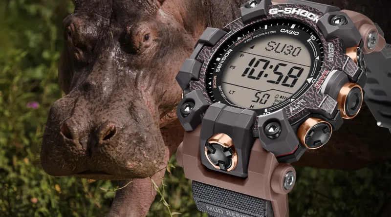 G-Shock Mudman GW-9502KJ-8: нова екологічна серія Earthwatch Japan, присвячена гіпопотамам
