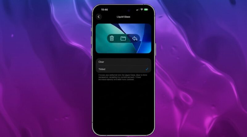 iOS 26.1 дозволяє зменшити прозорість Liquid Glass: як перейти з «Прозорого» режиму на «Відтінений»