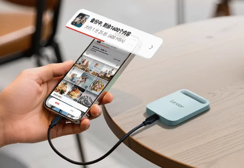 Lexar випускає надтонкий портативний SSD Air: 1 ТБ сховища та швидкість 400 МБ/с за $64