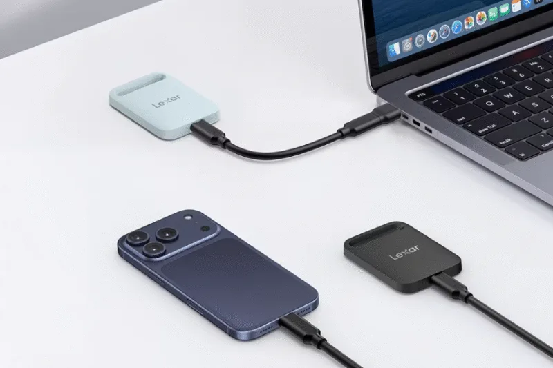 Lexar випускає надтонкий портативний SSD Air: 1 ТБ сховища та швидкість 400 МБ/с за $64